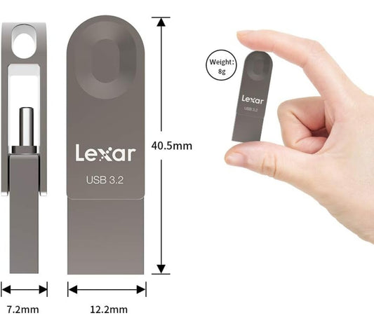 Pen USB Lexar 64GB – USB 3.2 com Gravação Personalizada