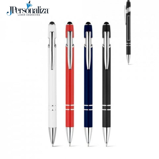 Caneta Metálica com Ponteira Touch – Personalizável